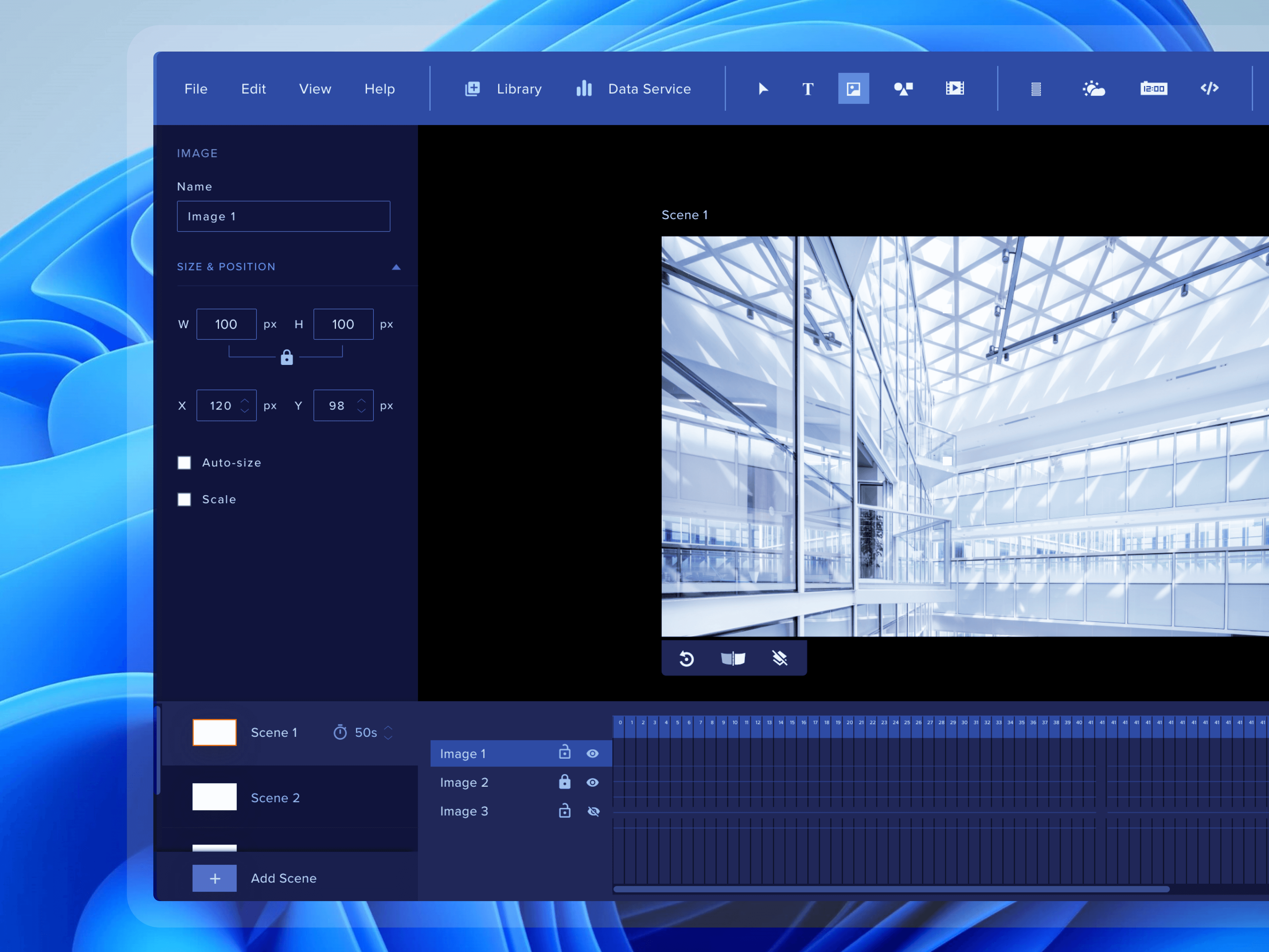 Web app UI redesign